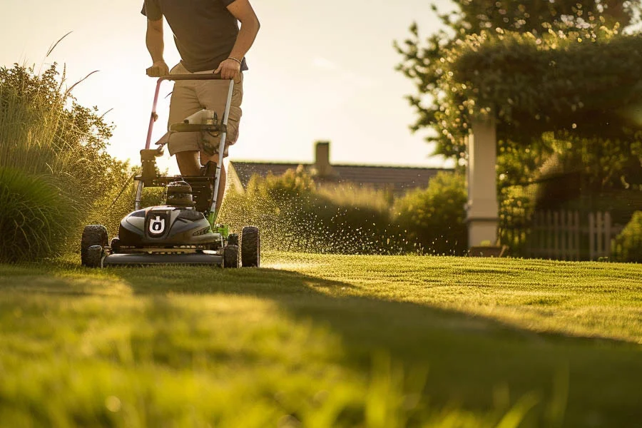electric push lawnmower