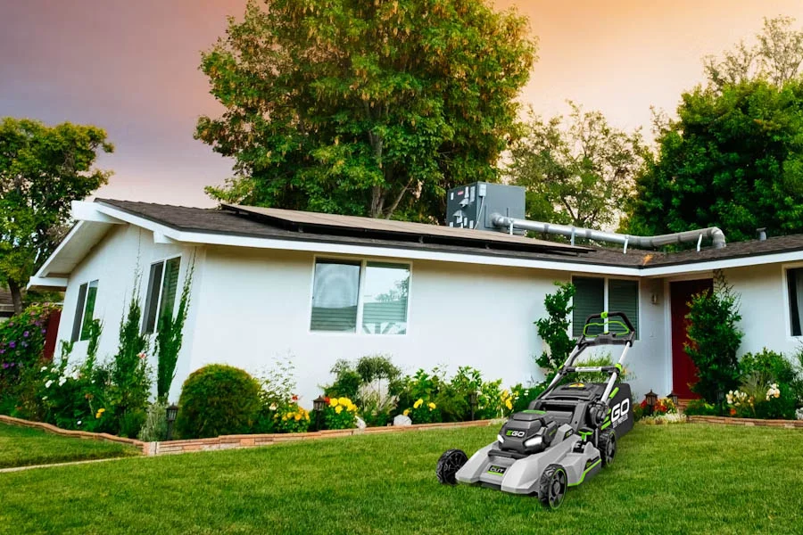 electric push lawnmower